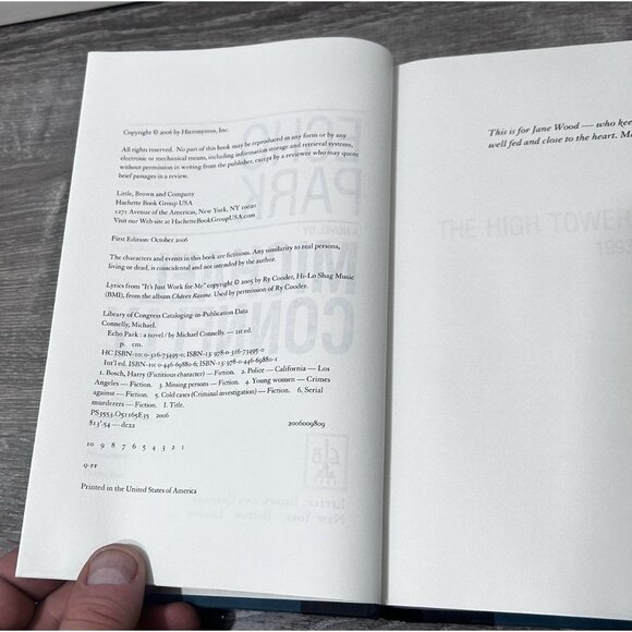 Echo Park Novel by Michael Connelly Hardcover 2006 - Picture 2 of 3